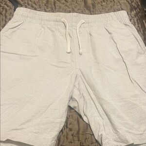 Striped Shorts with Drawstring